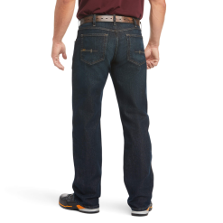 Western Wear Shop -Western Wear Shop 10016223 AriatMensRebarM5StraightDuraStretchEdgeStackableStraightLegJeans b