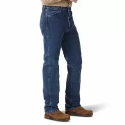 Wrangler Mens FR Original Fit Jeans In Stonewash - 10FR13MMS -Western Wear Shop 10FR13MMS Wrangler C