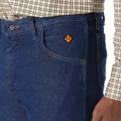 Wrangler Mens FR Regular Fit Lightweight Denim Jeans In Prewash - 10FR47MLW 7 Wrangler Mens FR Regular Fit Lightweight Denim Jeans In Prewash - 10FR47MLW -Western Wear Shop 10FR47MLW Wrangler C