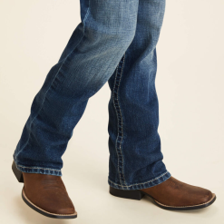 Ariat Boys B4 Rafael Relaxed Boot Cut Jeans - 10043180 8 Ariat Boys B4 Rafael Relaxed Boot Cut Jeans - 10043180 -Western Wear Shop Ariat Boys B4 Relaxed Rafael Boot Cut Jeans 10043180 S 3