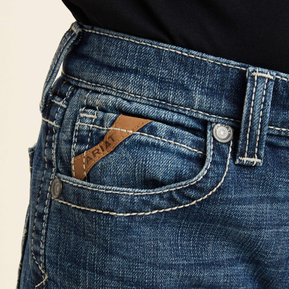 Ariat Boys B4 Rafael Relaxed Boot Cut Jeans - 10043180 6 Ariat Boys B4 Rafael Relaxed Boot Cut Jeans - 10043180 - Image 4