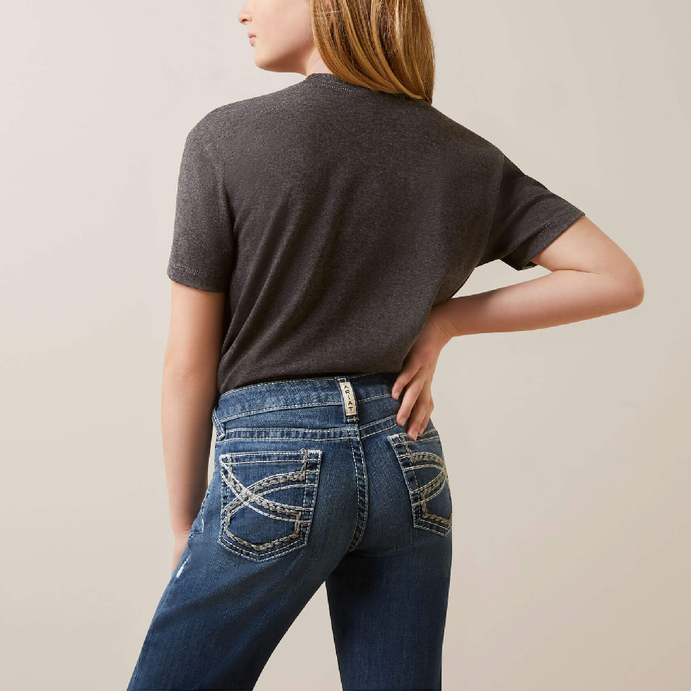 Ariat Girls Cow Girl T-Shirt - 10045457 4 Ariat Girls Cow Girl T-Shirt - 10045457 - Image 2