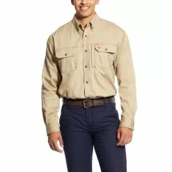 Ariat Mens FR Solid Vent Work Shirt - 10025402