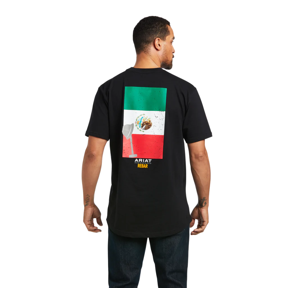 Ariat Mens Rebar Cotton Strong Mexican Pride T-Shirt - 10039620 3 Ariat Mens Rebar Cotton Strong Mexican Pride T-Shirt - 10039620