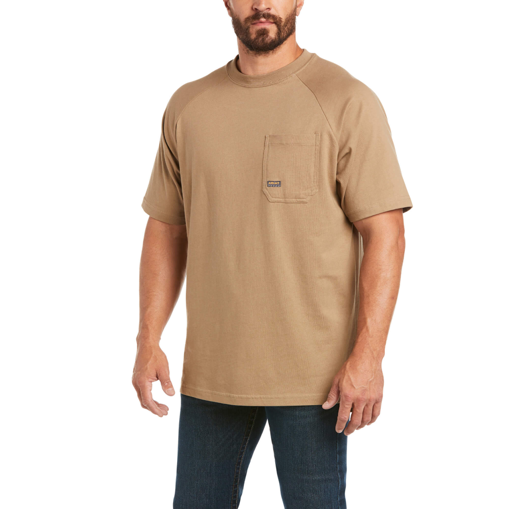 Ariat Mens Rebar Cotton Strong T-Shirt - 10035008 3 Ariat Mens Rebar Cotton Strong T-Shirt - 10035008
