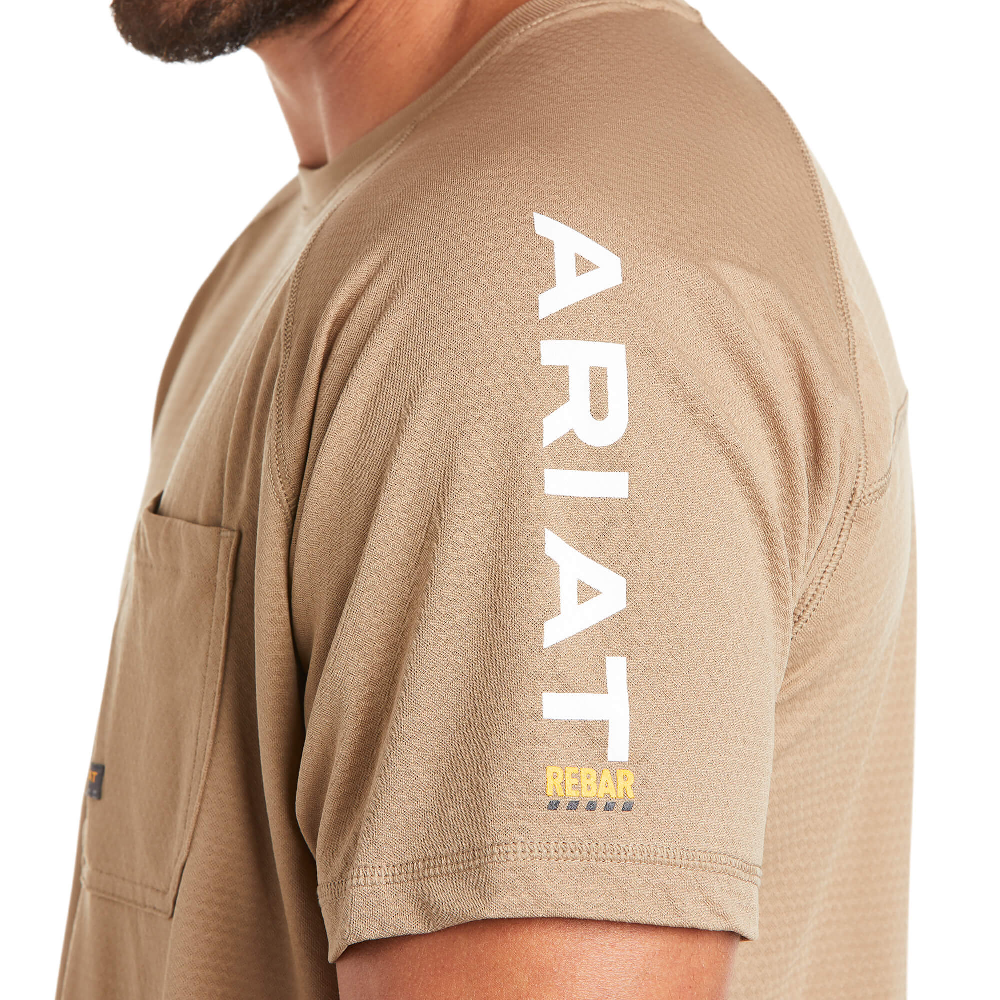 Ariat Mens Rebar Heat Fighter T-Shirt - 10031036 5 Ariat Mens Rebar Heat Fighter T-Shirt - 10031036 - Image 3