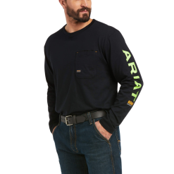 Ariat Mens Rebar Workman Logo T-Shirt - 10037405
