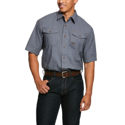 Ariat Mens Rebar Made Tough DuraStretch Work Shirt - 10025392