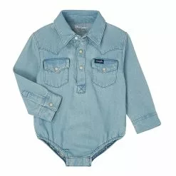 Wrangler Baby Denim Bodysuit - PQ1371D