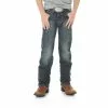 Wrangler Boys Retro Jeans (Sizes 1T - 7) - 88JWZBZ -Western Wear Shop Boy s Wrangler Retro Slim Straight Jeans 88JWZBZ S 1