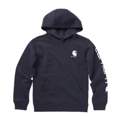 Carhartt Boys Graphic Logo Hoodie (Sizes S-XL) - CA6272-N89