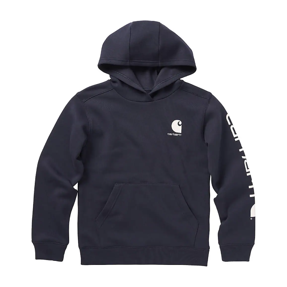 Carhartt Boys Graphic Logo Hoodie (Sizes S-XL) - CA6272-N89 3 Carhartt Boys Graphic Logo Hoodie (Sizes S-XL) - CA6272-N89