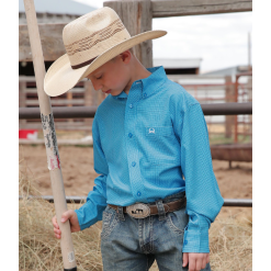 Cinch Boys Arenaflex Shirt - MTW7060315-BLU