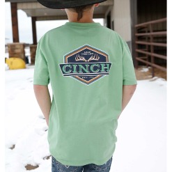 Cinch Boys Lead This Life T-Shirt - MTT7670123-GRN