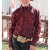 Cinch Boys Paisley Button Down Western Shirt - MTW7060314-NAV -Western Wear Shop Cinch Boys Paisley Button Down Western Shirt MTW7060314 NAV S 1