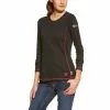 Ariat Womens FR Polartec PowerDry T-Shirt - 10015902 -Western Wear Shop Ladies FR Polartec PowerDry Top 10015902 S 1