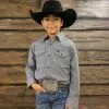 Starr Boys Printed Snap Long Sleeve Shirt - SWBPTSLS-264 -Western Wear Shop SWBPTSLS 264
