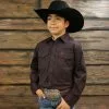 Starr Boys Printed Snap Long Sleeve Shirt - SWBPTSLS-265 -Western Wear Shop SWBPTSLS 265