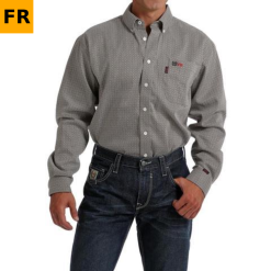 Cinch Mens Long Sleeve FR Shirt - WLW3002009-TAN