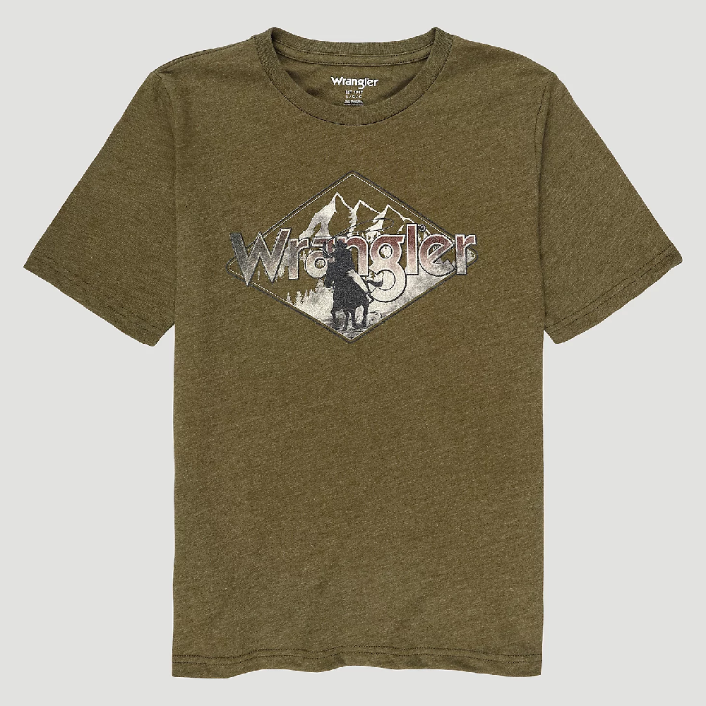 Wrangler Boys Authentic Western Diamond T-Shirt - 112328840 3 Wrangler Boys Authentic Western Diamond T-Shirt - 112328840
