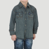 Wrangler Boys Cowboy Cut Long Sleeve Snap Shirt - 10BS1039W 2 Wrangler Boys Cowboy Cut Long Sleeve Snap Shirt - 10BS1039W -Western Wear Shop WranglerBoysCowboyCutLongSleeveSnapShirt 10BS1039W